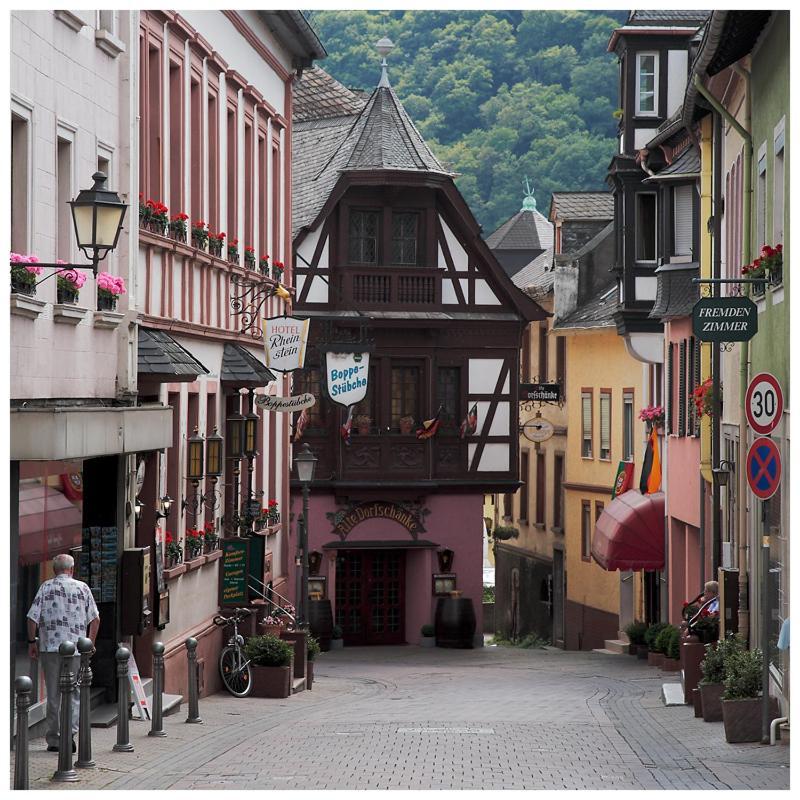 Hotel Cafe Post Rüdesheim am Rhein Eksteriør billede